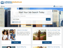 Tablet Screenshot of northdakotajobnetwork.com
